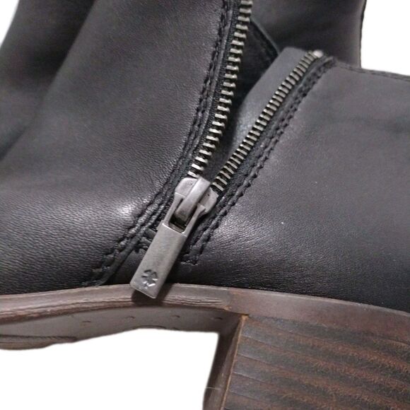 Lucky Brand 9.5W LK-BASEL Black Glove Nappa Side-Zip Ankle Bootie Boots NIB - Picture 11 of 16